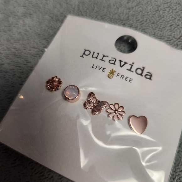 Pura Vida Jewelry 5 Earring Set Poshmark